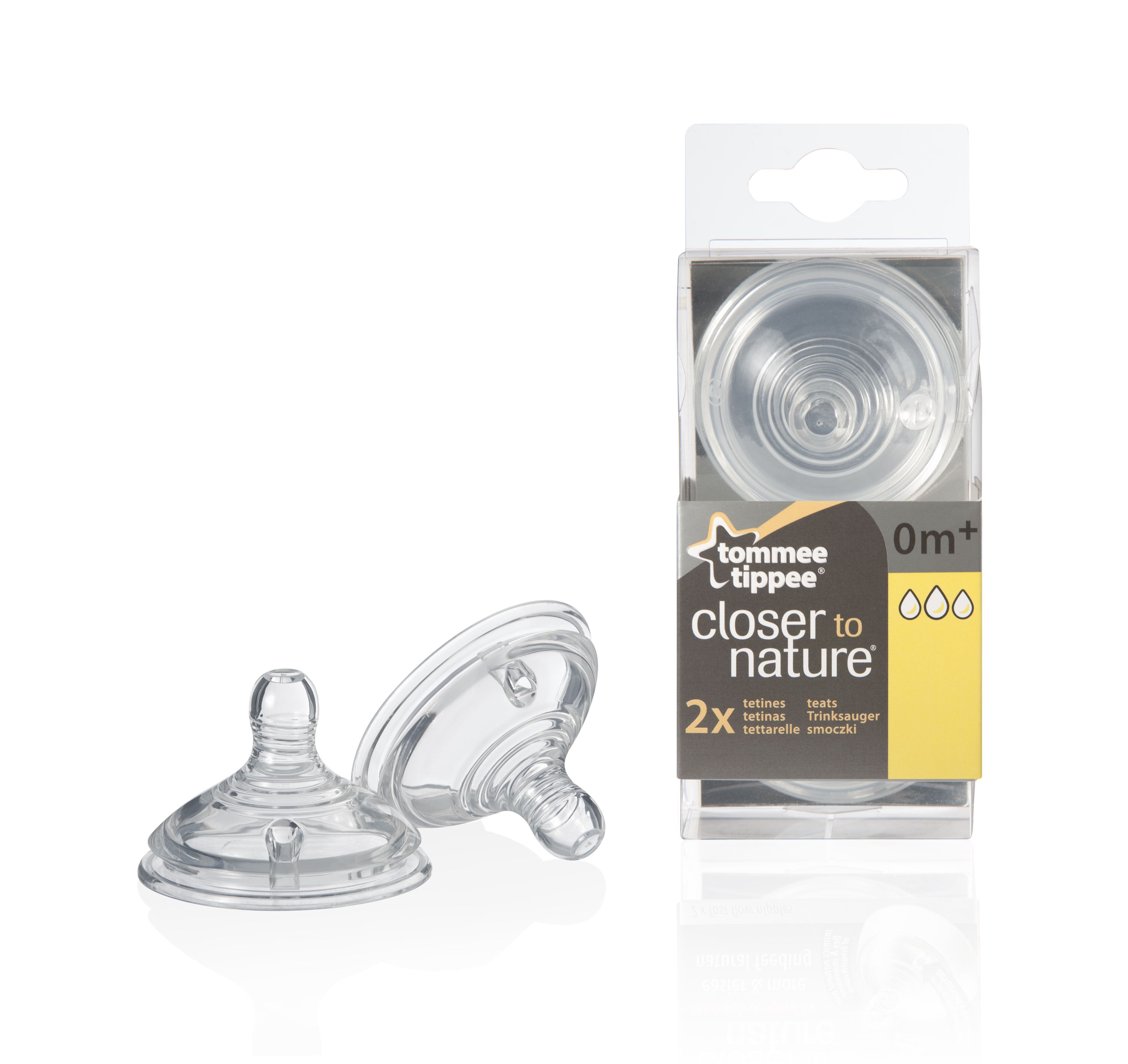 Buy Tommee Tippee Closer To Nature variflow teats 2pcs BPA